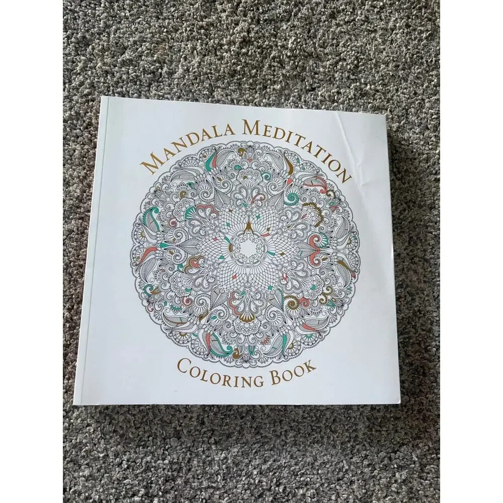 Mandala Meditation coloring book for adults